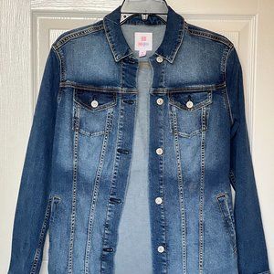 LULAROE VINTAGE DENIM JACKET JAXON SIZE S NWT